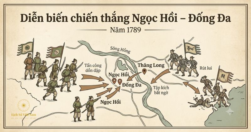 Diễn biến chiến thắng Ngọc Hồi – Đống Đa năm 1789 Diễn biến chiến thắng Ngọc Hồi – Đống Đa năm 1789