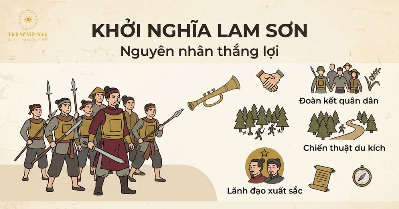 Nguyên nhân thắng lợi của khởi nghĩa Lam Sơn (1418–1427) Nguyên nhân thắng lợi của khởi nghĩa Lam Sơn