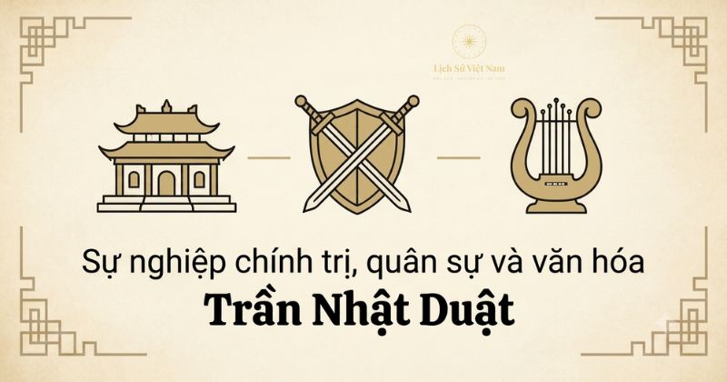 Trần Nhật Duật là ai? Tiểu sử Chiêu Văn Vương và chiến thắng Hàm Tử 4 Sự nghiệp chính trị quân sự và văn hóa của Trần Nhật Duật