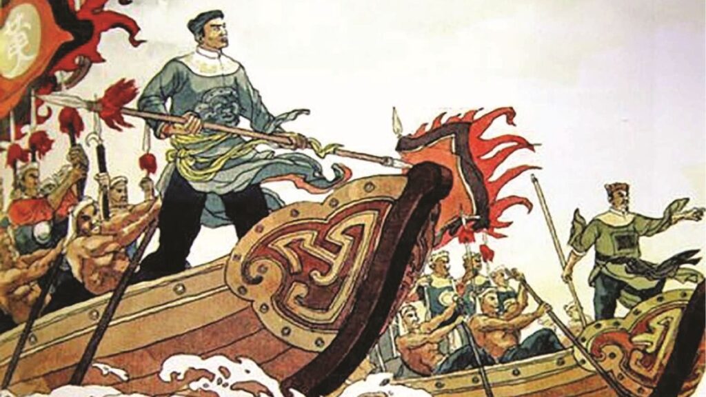 Quân nhà Lý chống quân Tống tại phòng tuyến sông Như Nguyệt năm 1077